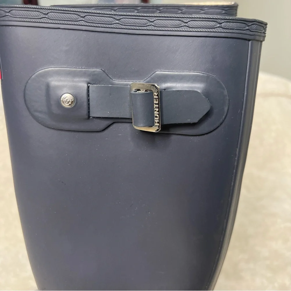 Hunter Original Tall Rain Boots Gray Size 6